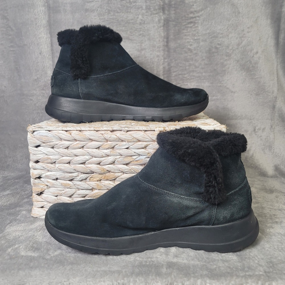 Skechers On The GO Joy Ankle Boots 10 Cozy Clean Girl Apres Ski Gorpcore Sporty